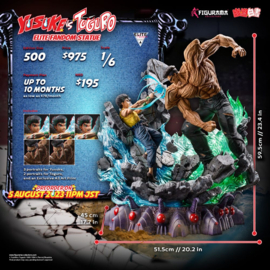 (Pre-order) Yu Yu Hakusho Elite Exclusive Statue 1/6 Yusuke vs Toguro 59 cm