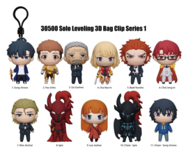 (Pre-order) Solo Leveling 3D PVC Bag Clips Series 1 Blind Bag Display (24)