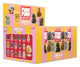 (Pre-order) Godzilla Toho Fun! Fun! Mini Figures Wave 01 Blind Box Display (9)