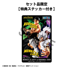 (Pre-order) One Piece Wallstar PVC Figures 2-Pack Monkey D. Luffy Gear Fifth & Roronoa Zoro (with gift) 10 cm