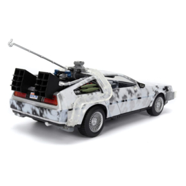 Back to the Future Diecast Model 1/24 Time Machine Frost
