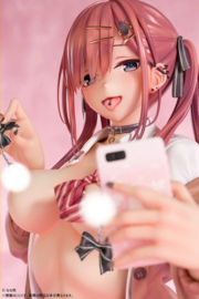 (Pre-order) Original Character PVC Statue 1/5 Red-Haired Gyaru-Chan Bare Face Ver. Illustration by Nanamakura 29 cm