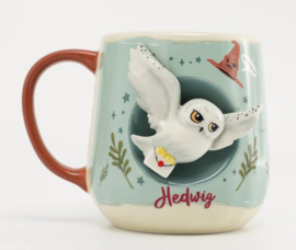 (Pre-order) Harry Potter Mug Hedwig 2D Relief Figural