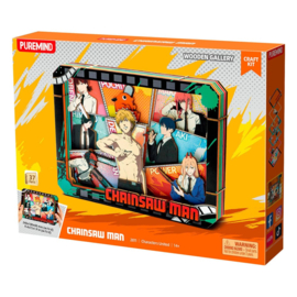 (Pre-order) Chainsaw Man Model Kit Wooden Gallery (L) Characters United