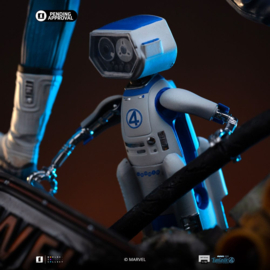 Fantastic Four Art Scale Statue 1/10 Mr. Fantastic and H.E.R.B.I.E 26 cm              