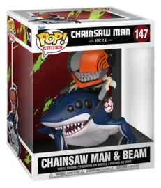 (Pre-order) Chainsaw Man POP! Rides Deluxe Vinyl Figure CSM & Beam 15 cm