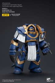 Warhammer The Horus Heresy Action Figure 1/18 Ultramarines Cataphractii Terminator Squad Terminator with Lightning Claws 14 cm      