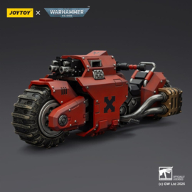 (Pre-order) Warhammer 40,000 Raider-pattern Combat Bike Blood Angels with twin-linked bolt rifles 22 cm