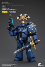 PRE-ORDER Warhammer The Horus Heresy Action Figure 1/18 Ultramarines MK VI Tactical Squad Sergeant with Plasma Pistol and Power Sword 20 cm