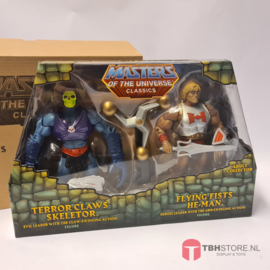 MOTUC Masters of the Universe Classics Terror Claws Skeletor vs Flying Fist He-Man