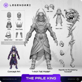 PRE-ORDER Legendari Actionfigur 1/10 Pale King 18 cm