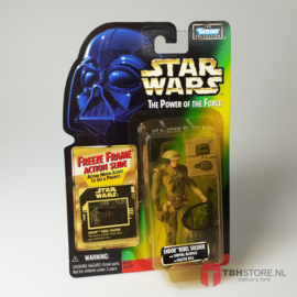 Star Wars POTF2 Green Endor Rebel Soldier (Freeze Frame)