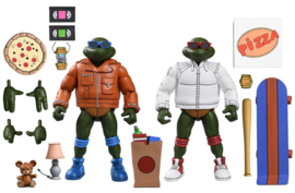Teenage Mutant Ninja Turtles (Cartoon) Action Figure Punk Leo and Punk Raph 2 Pack 18 cm        