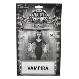 PRE-ORDER Vampira Toony Terrors Action Figure Vampira Silver Screen Edition 15 cm