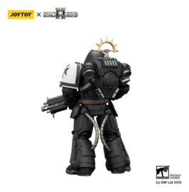 (Pre-order) Warhammer 40,000 Action Figure Game Edition Black Templars Heavy Intercessor 13 cm