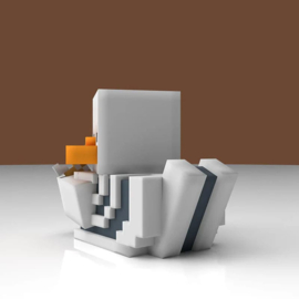 Minecraft Tubbz PVC Figure Skeleton 1st Edition 10 cm