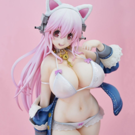 (Pre-order) Super Sonico PVC Figure White Cat Ver. (Reissue) 27 cm