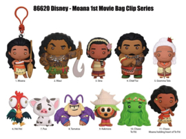 (Pre-order) Moana 3D PVC Bag Clips Series 2 Display (24)