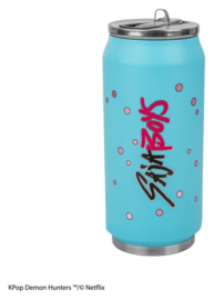 (Pre-order) KPop Demon Hunters Thermal Straw Mug Soda Pop Can