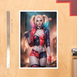 (Pre-order) DC Comics Fine Art Print Harley Quinn 41 x 61 cm - unframed