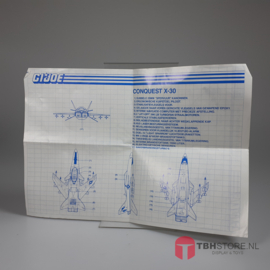 G.I. Joe Instructions Conquest X-30