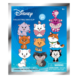 (Pre-order) Disney Cats 3D Foam Bag Clips Series 69 Display (24)