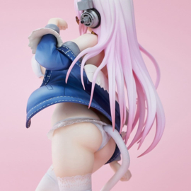 (Pre-order) Super Sonico PVC Figure White Cat Ver. (Reissue) 27 cm