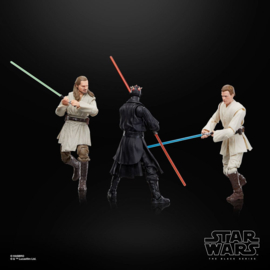 PRE-ORDER Star Wars Episode I Black Series Action Figure 3-Pack Qui-Gon Jinn, Darth Maul, Obi-Wan Kenobi 15 cm