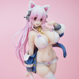 (Pre-order) Super Sonico PVC Figure White Cat Ver. (Reissue) 27 cm