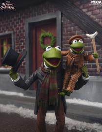 (Pre-order) The Muppet Christmas Carol Ultimate Action Figures 2-Pack Kermit as Bob Cratchit & Robin as Tiny Tim 18 cm