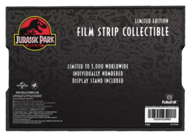 (Pre-order) Jurassic Park Ingot Metal Film Strip Collectible 12 cm