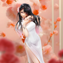 Original Illustration PVC Statue Mai Okuma illustration Healing-type white chinese dress lady 26 cm