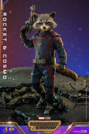 (Pre-order) Guardians of the Galaxy Vol. 3 Movie Masterpiece Action Figuren 1/6 Rocket & Cosmo 16 cm