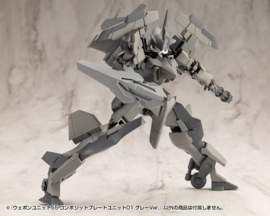 PRE-ORDER Kotobukiya M.S.G. Model Kit Accessory Set Weapon Unit 55 Composite Plate Unit 01 Gray Ver.