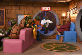 Teenage Mutant Ninja Turtles (Cartoon) Action Figure Punk Leo and Punk Raph 2 Pack 18 cm        