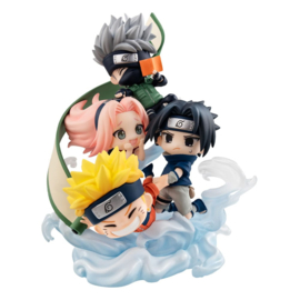 PRE-ORDER Naruto Shippuden FigUnity PVC Mini Statue Gather here, Team 7 13 cm (with gift)