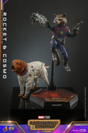 (Pre-order) Guardians of the Galaxy Vol. 3 Movie Masterpiece Action Figuren 1/6 Rocket & Cosmo 16 cm