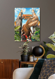 (Pre-order) Jurassic Park WoodArts 3D Wooden Wall Art Rex Attack 30 x 40 cm