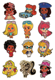 (Pre-order) Barbie Mystery Pin Badges Blind Box Display (12)