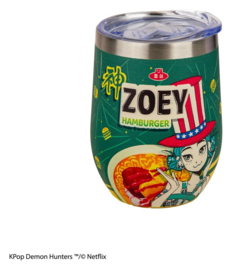 (Pre-order) KPop Demon Hunters Travel Mug Zoey Hamburger