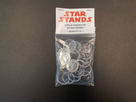 Modern Star Wars 1 inch display stands 20 stuks