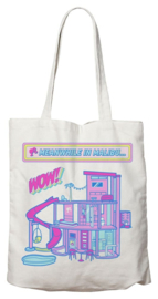(Pre-order) Barbie Tote Bag Malibu DreamHouse