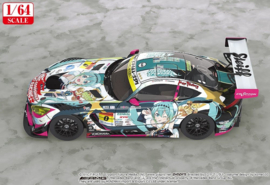 (Pre-order) Hatsune Miku GT Project Vehicle 1/64 Good Smile Hatsune Miku AMG 2018 SUPER GT Ver. 7 cm