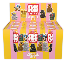 (Pre-order) Godzilla Toho Fun! Fun! Mini Figures Wave 01 Blind Box Display (9)