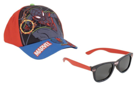 (Pre-order) Marvel Cap & Sunglasses Set Spider-Man Miles 53 cm