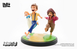 The Adventures of Tom Sawyer Animated! Statue Tom, Huck & Becky 23 cm