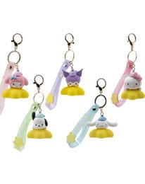 PRE-ORDER Sanrio Light-Up Star Series Keychain with Hand Strap Hello Kitty and Friends Display (12)