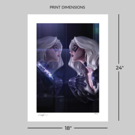 (Pre-order) Marvel Fine Art Print Black Cat 46 x 61 cm - unframed