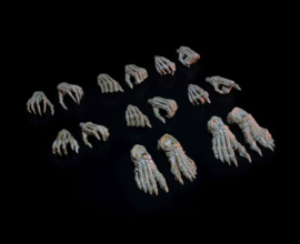 PRE-ORDER Mythic Legions: Necronominus Action Figure Accessory Skeletons of Necronominus Hands/Feet Pack