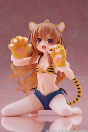 (Pre-order) Toradora! Desktop Cute PVC Figure Taiga Aisaka (Tiger Costume Swimwear Ver.) 13 cm